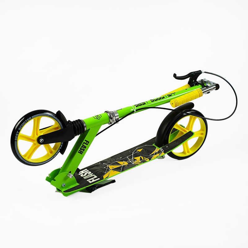 Самокат двухколесный Best Scooter FL-20085 (4) стальная рама, ручной тормоз, колеса PU 200мм, 1 амортизатор передний, в коробке фото 8 Самокат двухколесный Best Scooter FL-20085 (4) стальная рама, ручной тормоз, колеса PU 200мм, 1 амортизатор передний, в коробке фото 8