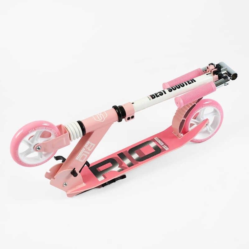 Самокат двухколесный Best Scooter R - 23617 (4) колеса PU 145мм, передний амортизатор, алюминиевый тормоз, в коробке фото 8 Самокат двухколесный Best Scooter R - 23617 (4) колеса PU 145мм, передний амортизатор, алюминиевый тормоз, в коробке фото 8