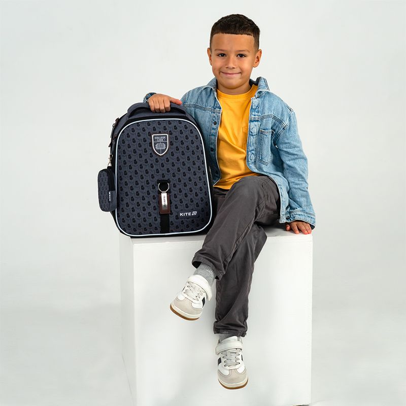 Рюкзак Kite Education каркасний 555 College Line Boy фото 8 Рюкзак Kite Education каркасний 555 College Line Boy фото 8