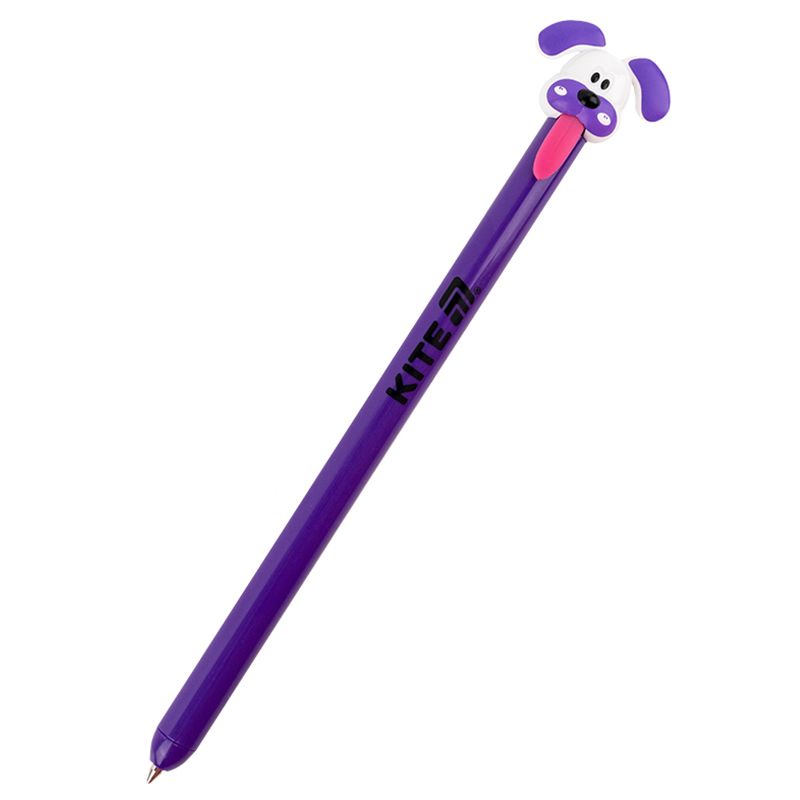 Ручка кулькова автоматична Little puppy, синя  фото 8