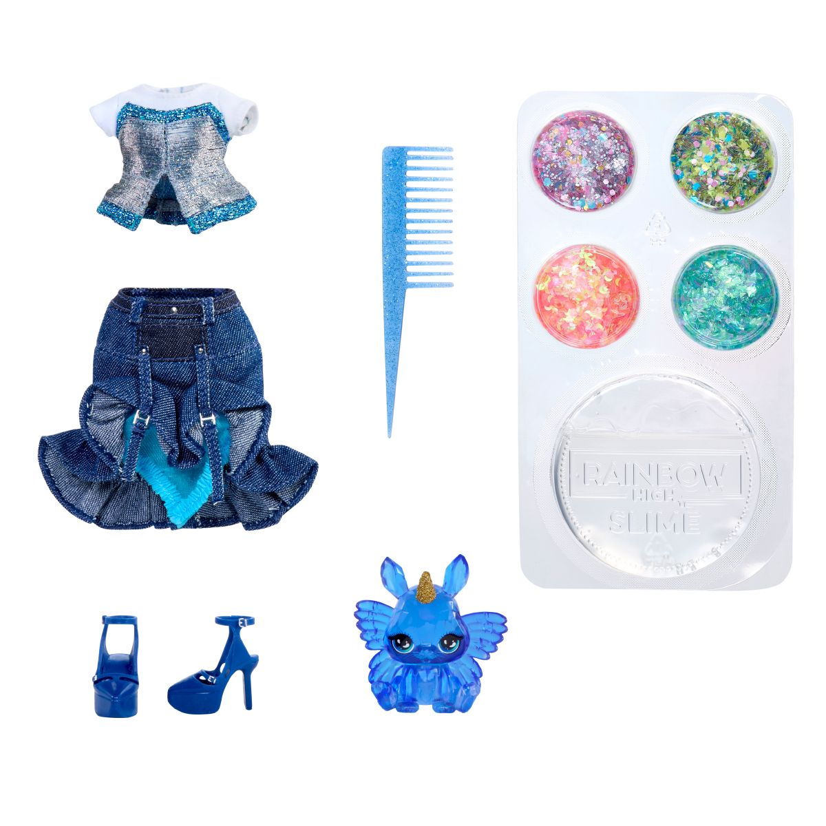 Ігровий набір з лялькою Rainbow High серії Rainbow Shimmers - Скайлер  фото 8