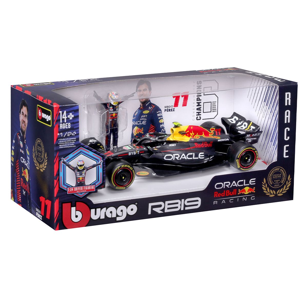 Автомодель з фігуркою - Red Bull Racing RB19 (1:24)  фото 8