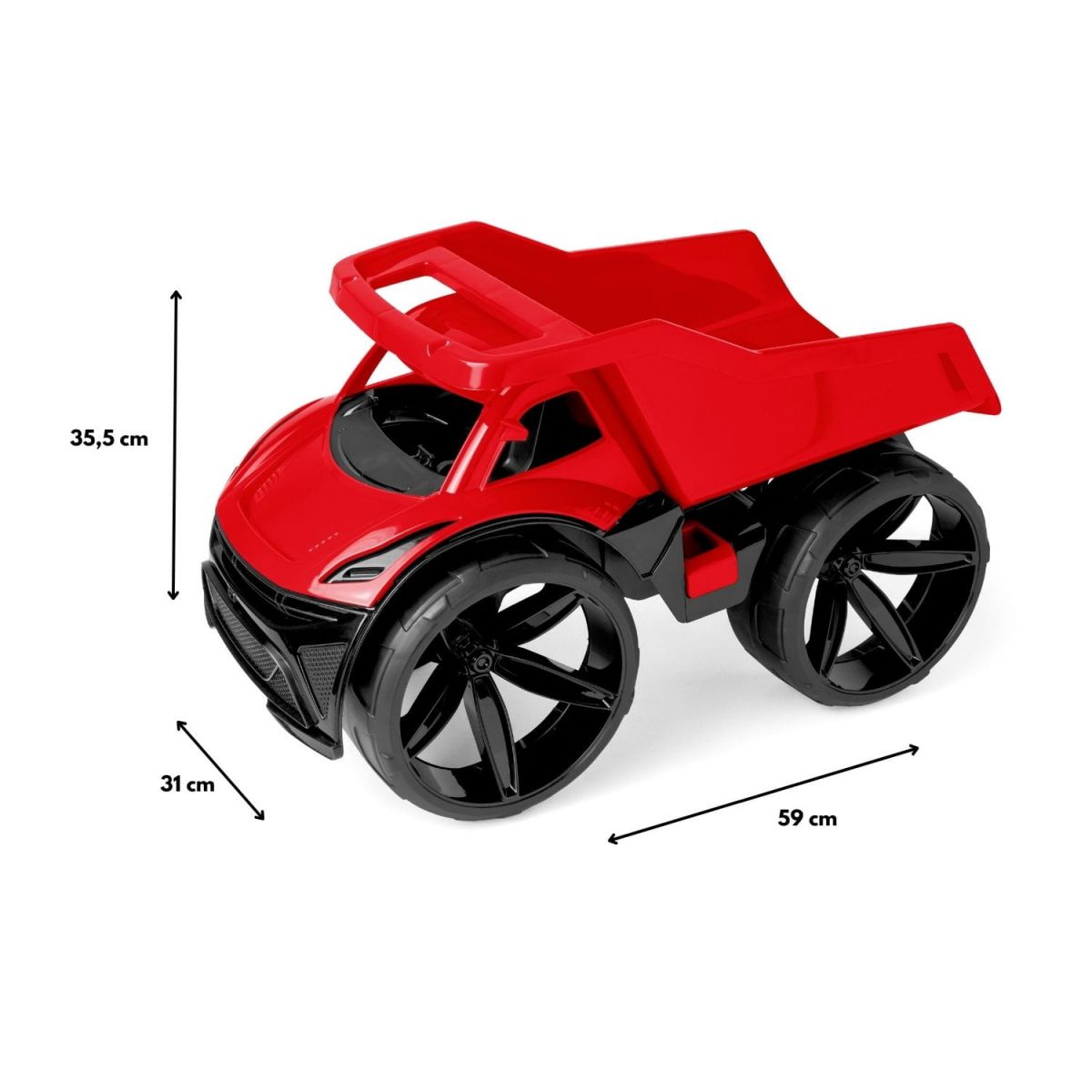 Самоскид - машина (червоний), Maximus  фото 8