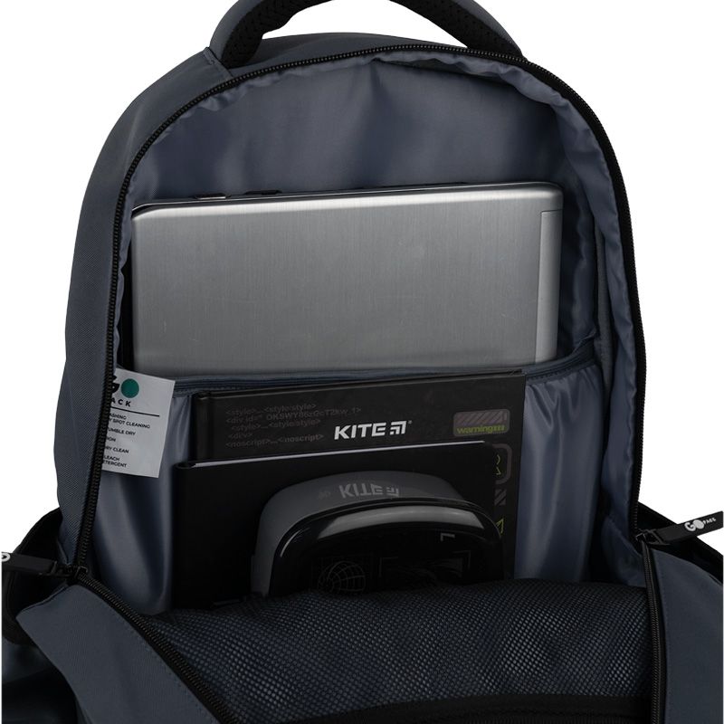 Рюкзак GoPack Education Teens 184 темно-сірий  фото 8