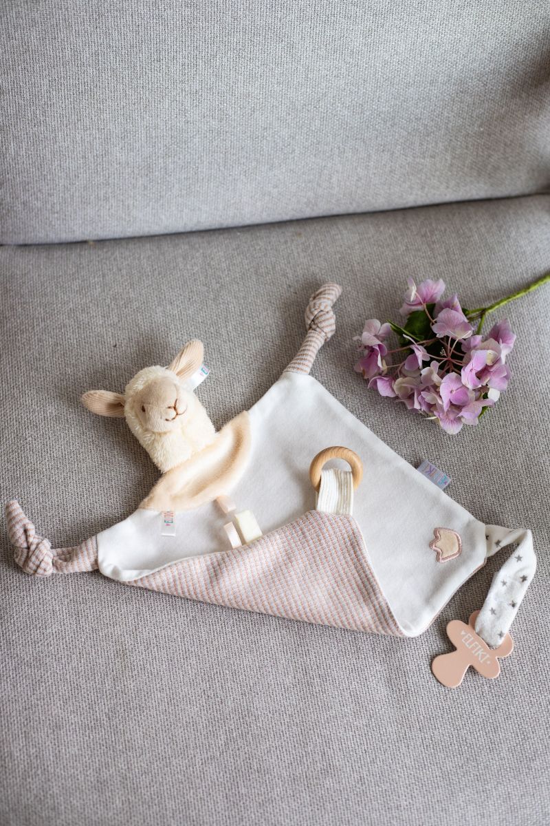 Мʼяка іграшка - текстильна лама Семмі  фото 8