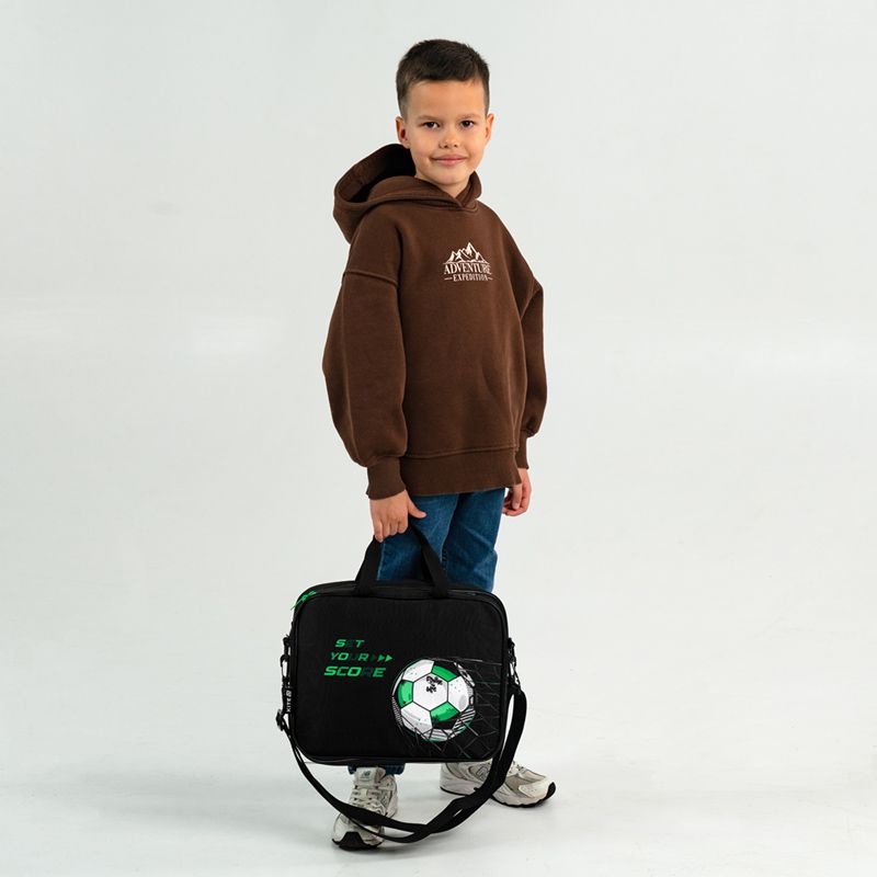 Шкільна текстильна сумка Kite A4, 1 від. , 589 Football  фото 8