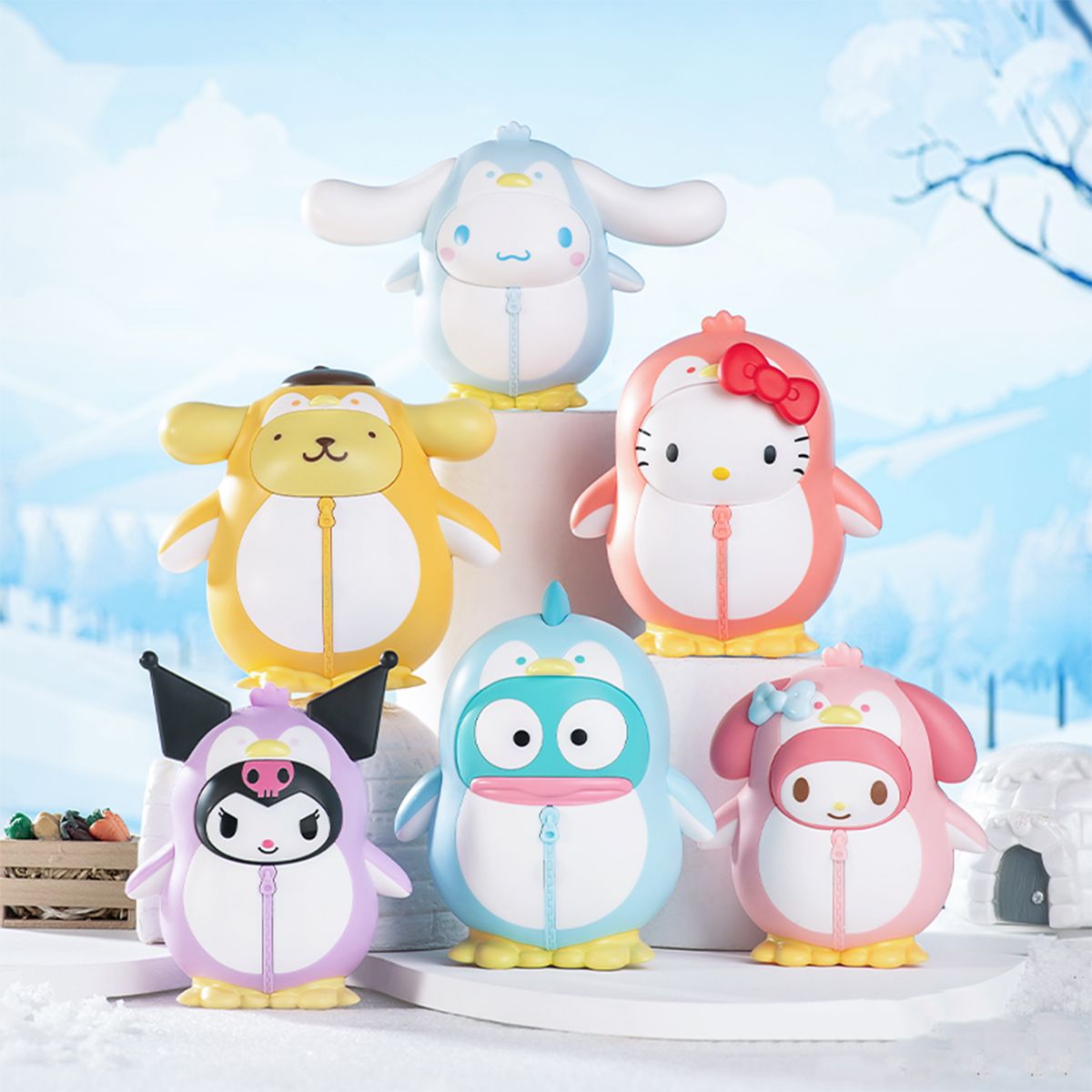 Механічна іграшка-сюрприз Pop Top Sanrio – Бал пінгвінів  фото 8