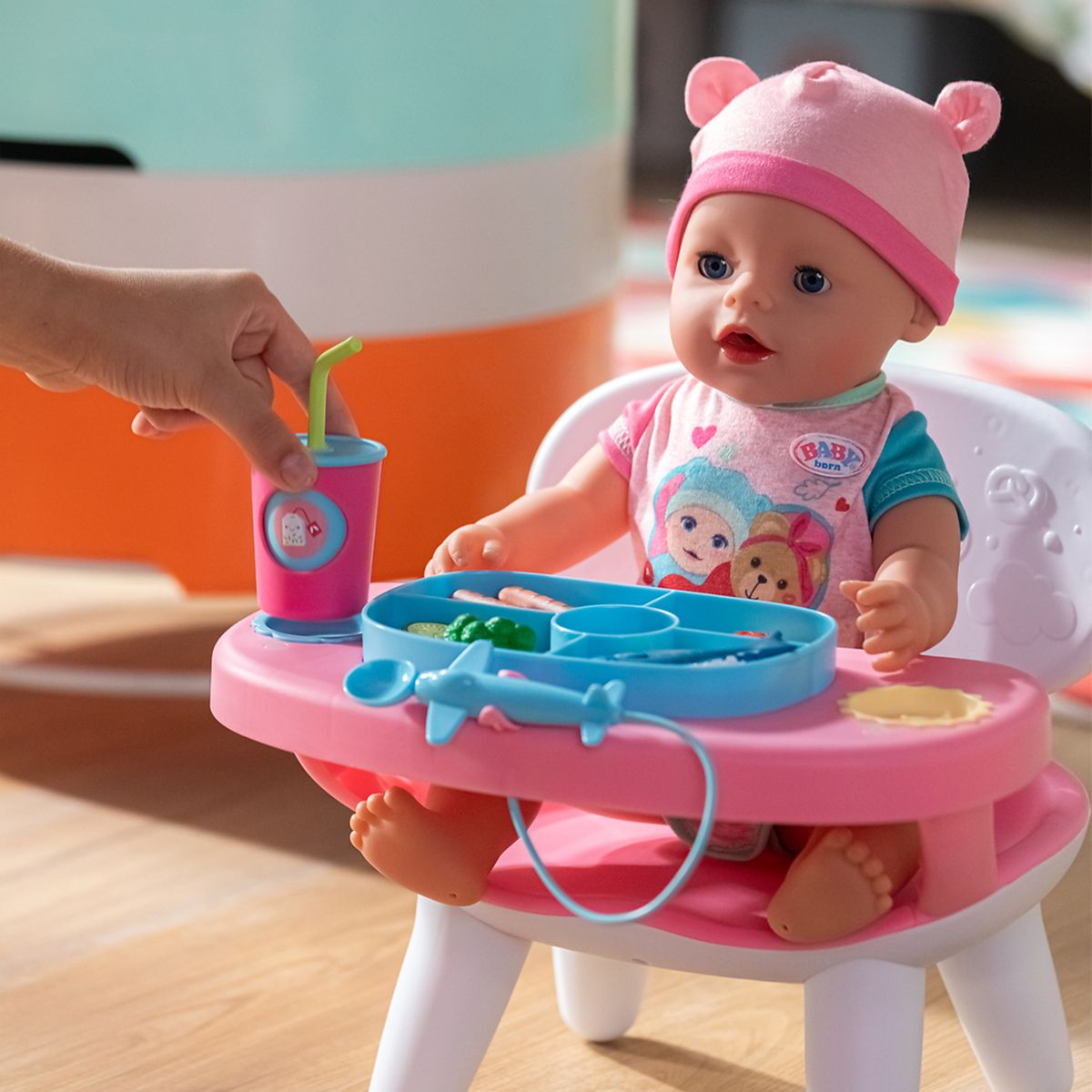 Интерактивный столик для кормления куклы Baby Born S2 – Время обеда (свет, звук)  фото 8