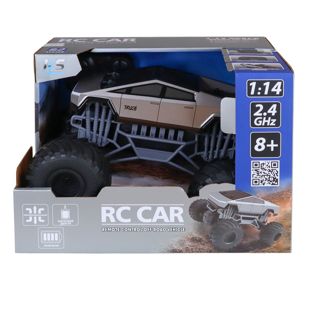 Автомобіль Bigfoot Off-road на р/к - Cyber Ride (2,4 ГГц)  фото 8
