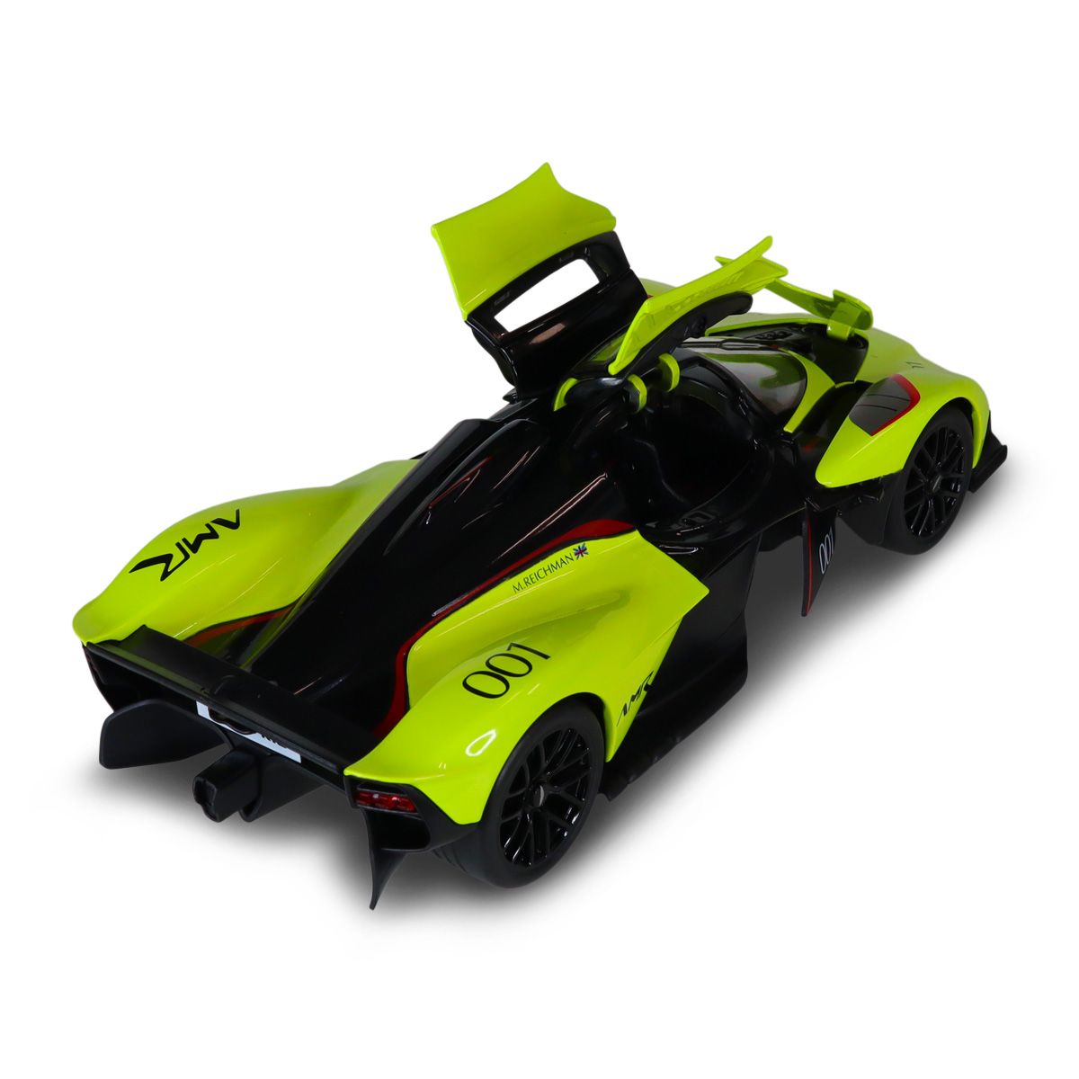 Автомодель - Aston Martin Valkyrie (жёлтый, 1:18)  фото 8