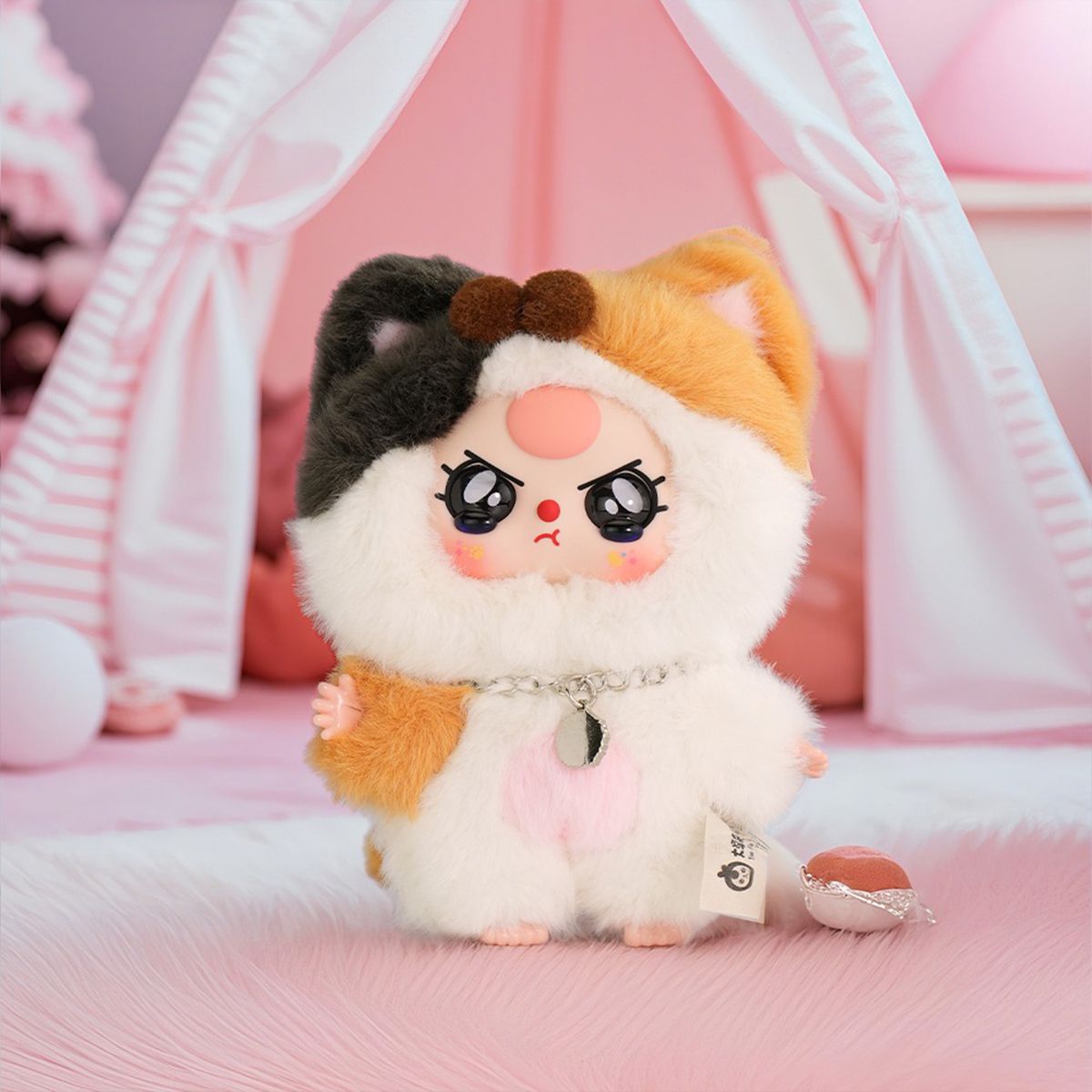 Коллекционная мягкая игрушка с кольцом POP TOP серии Baby Three - Котики и собачки  фото 8