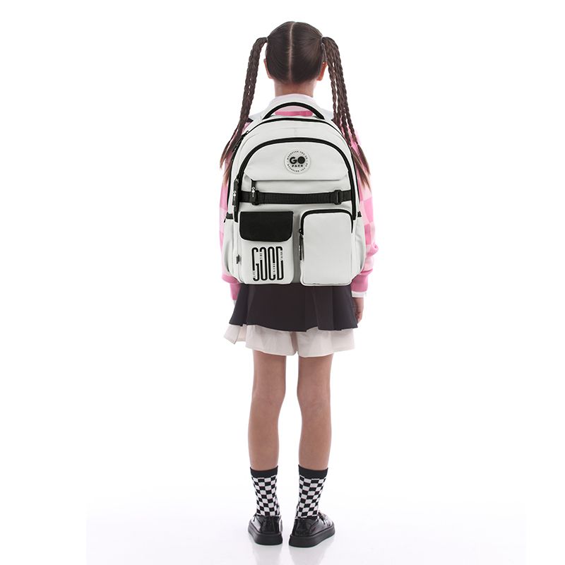 Рюкзак GoPack Education 183 светло-серый (39,5x28x15 см)  фото 8