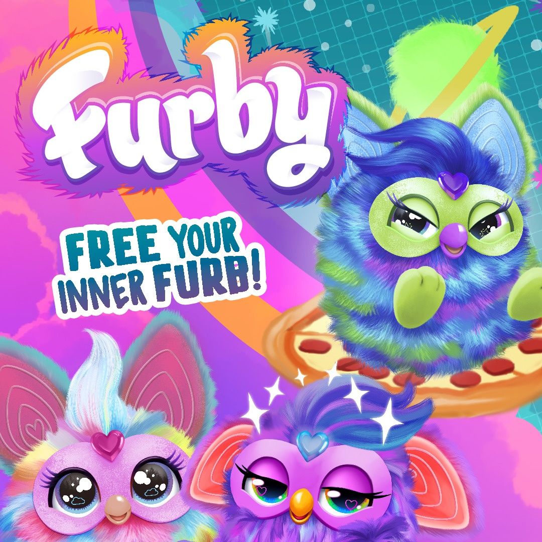 Игрушка интерактивная Furby Aurora Furbealis Голубой  фото 8