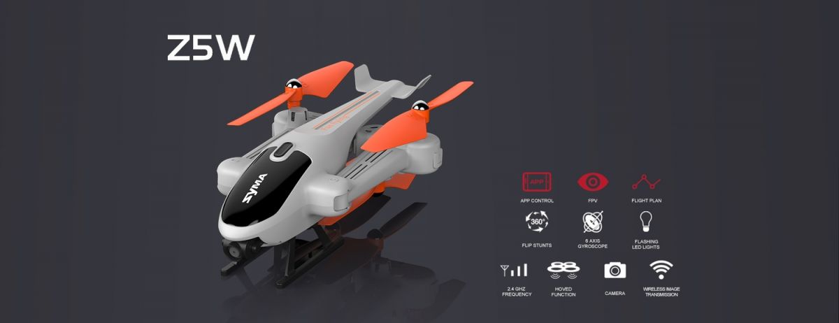 Квадрокоптер іграшковий з камерою Z5W на р/к ТМ SYMA  фото 8