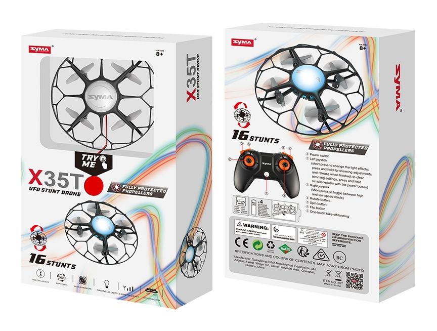 Квадрокоптер игрушечный X35T на р/к ТМ SYMA  фото 8