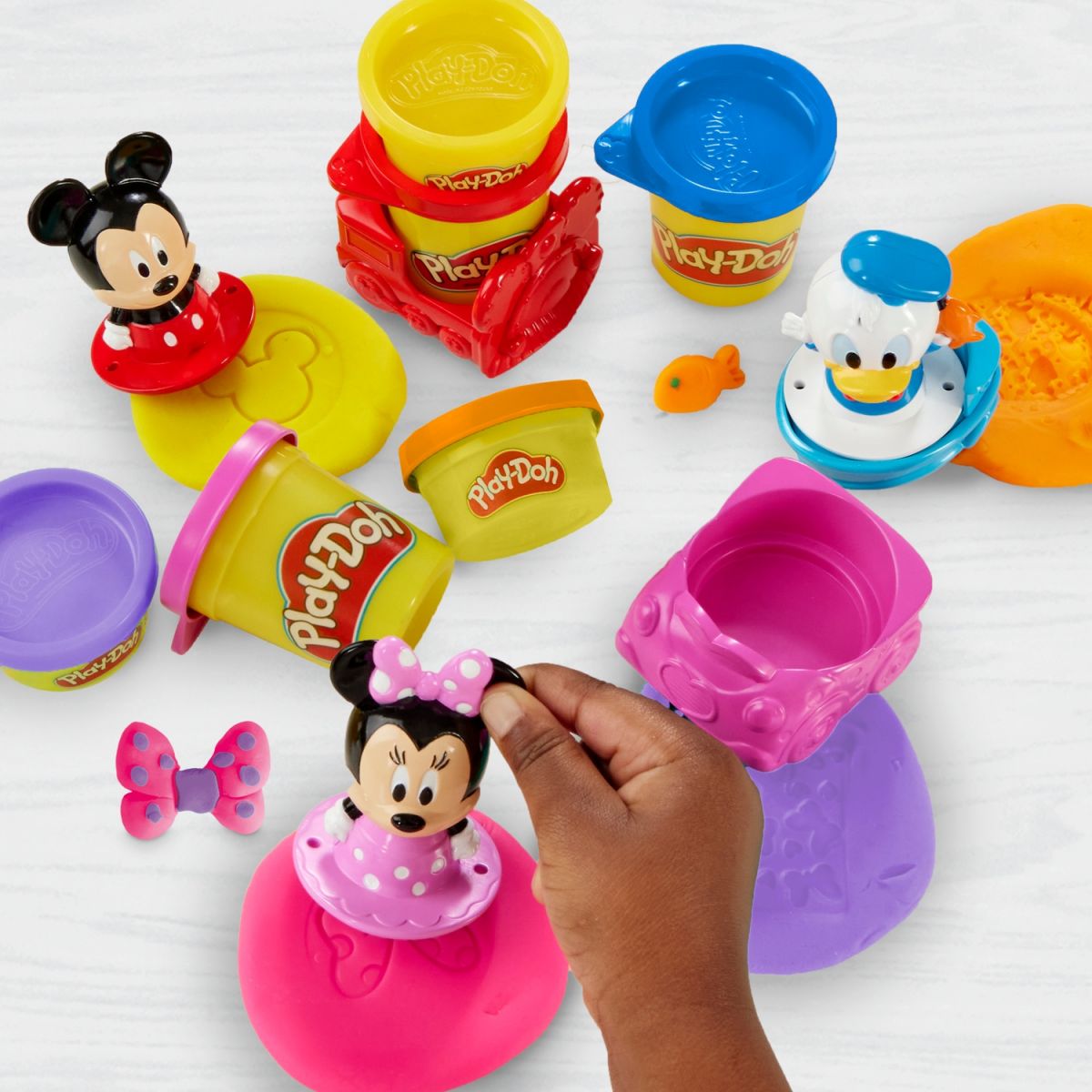PD Набір для творчості з масою для ліплення Disney Junior.  Маленькі штампи.  Мега-набір  фото 8