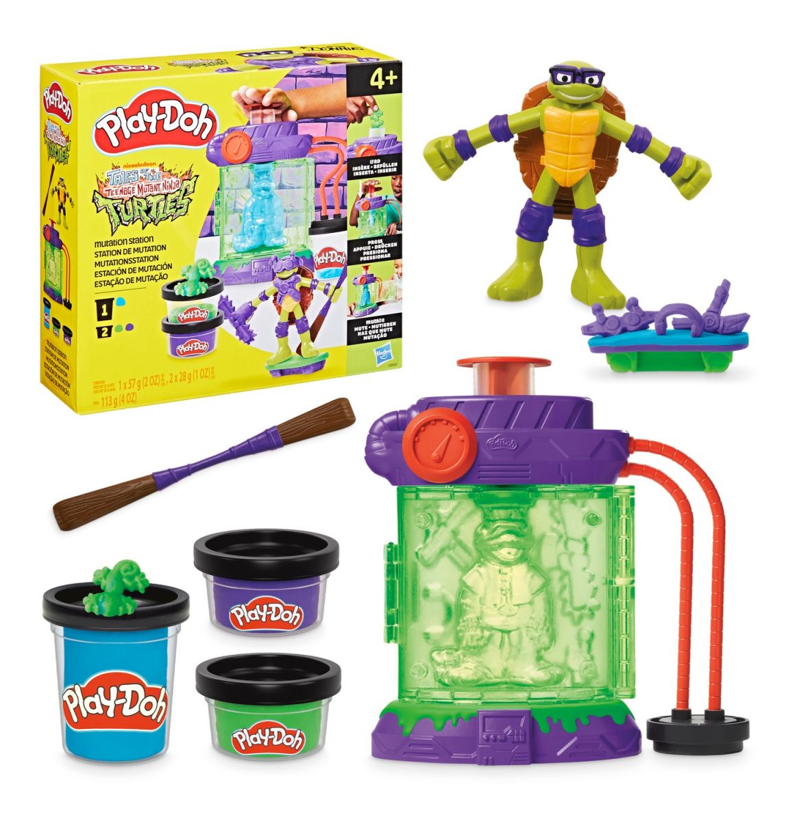 Play-Doh Набір для творчості з масою для ліплення Черепашки-ніндзя: Мутаційна станція  фото 8