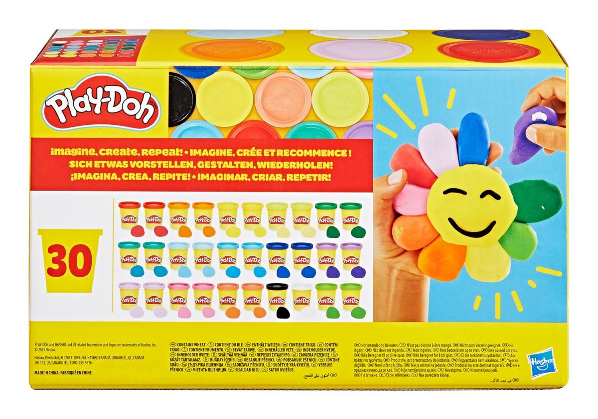 Play-Doh Набор массы для лепки, 30 баночок  фото 8