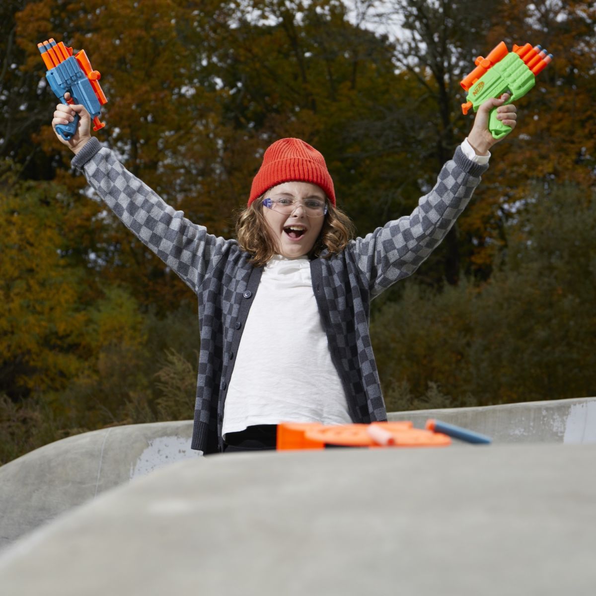 NERF Набор бластеров Элит Фейс офф таргет  фото 8