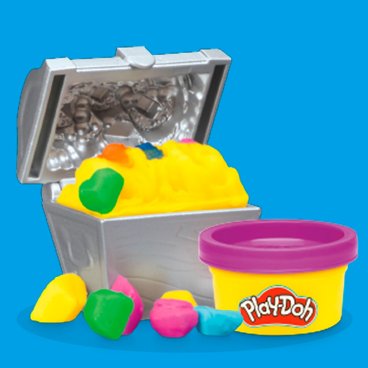Play-Doh Набор для творчества с массой для лепки Вулканическое приключение с сокровищами  фото 8