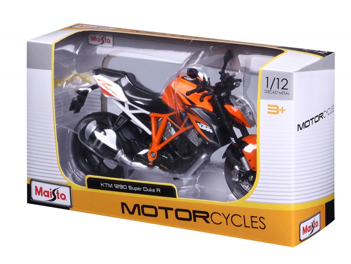 Мотоцикл іграшковий KTM Super Duke R 1290 в масштабі 1:12  фото 8