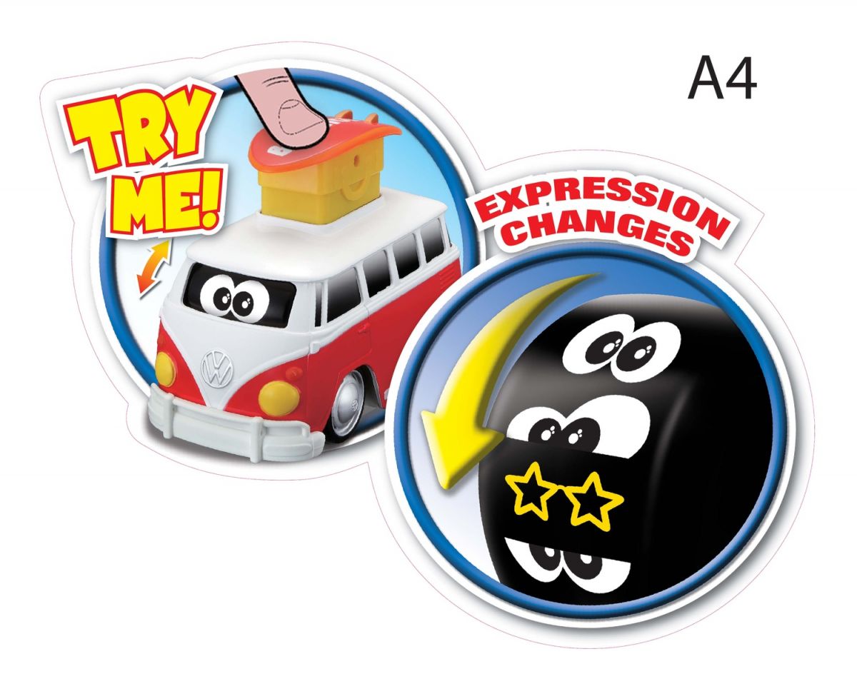 Ігрова автомодель VW Samba Bus, інерційна, ассорт.  2 кольори  фото 8