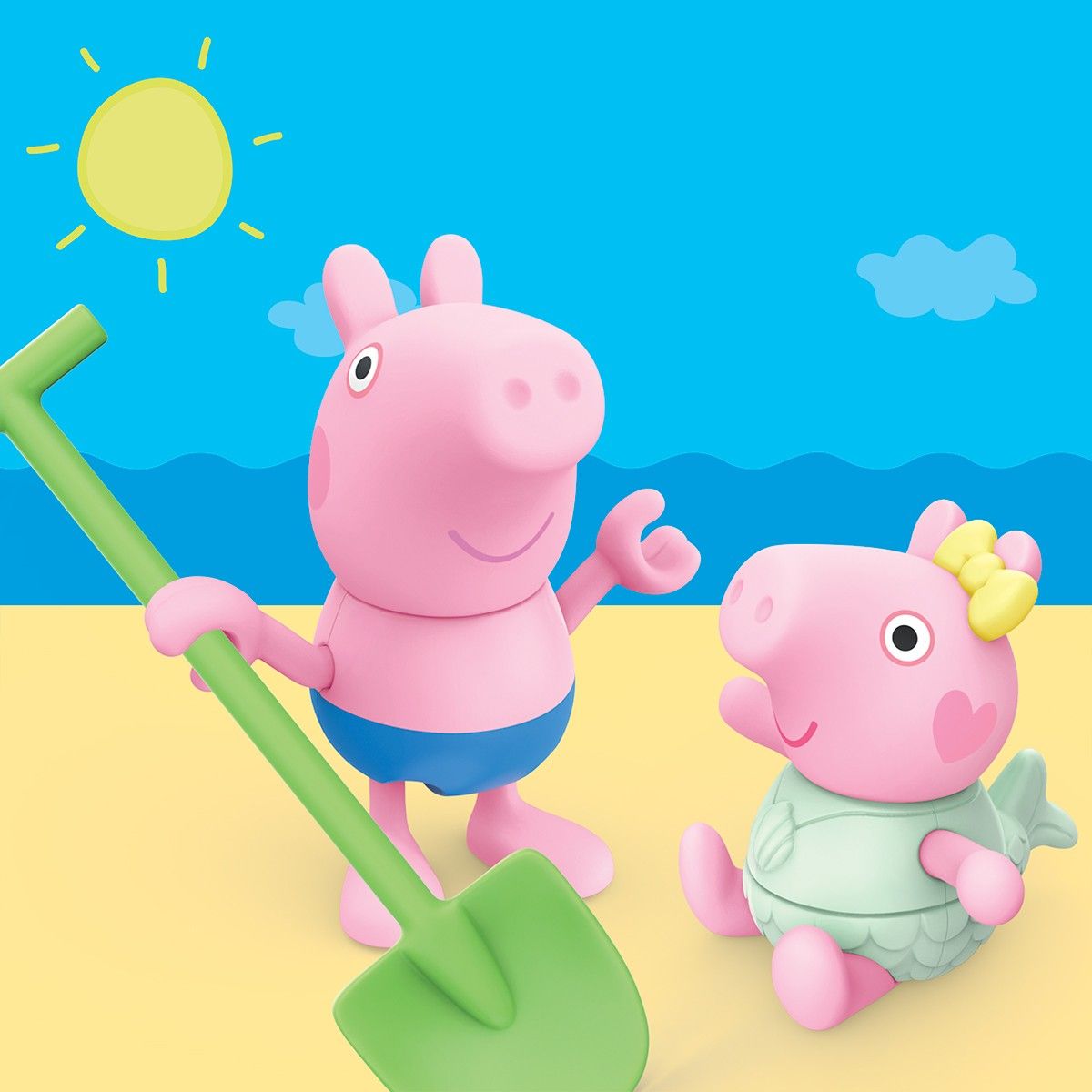 Игровой набор Peppa Figurines – Три маленькие свинки на пляже  фото 8
