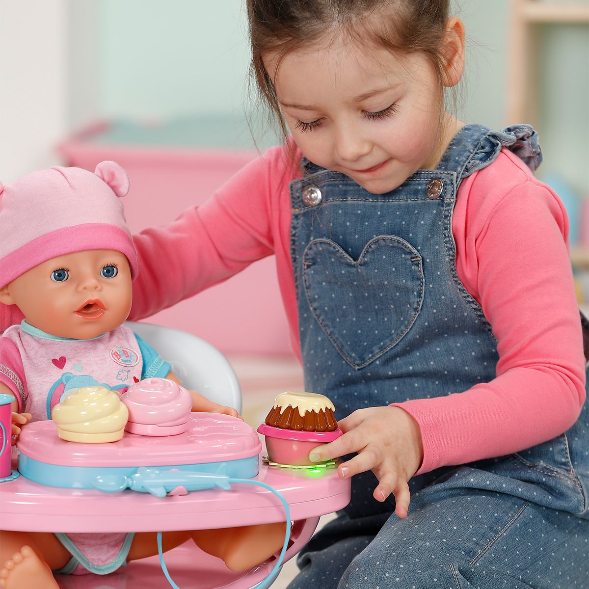 Интерактивный столик для кормления куклы Baby Born – Время обеда (свет, звук)  фото 8
