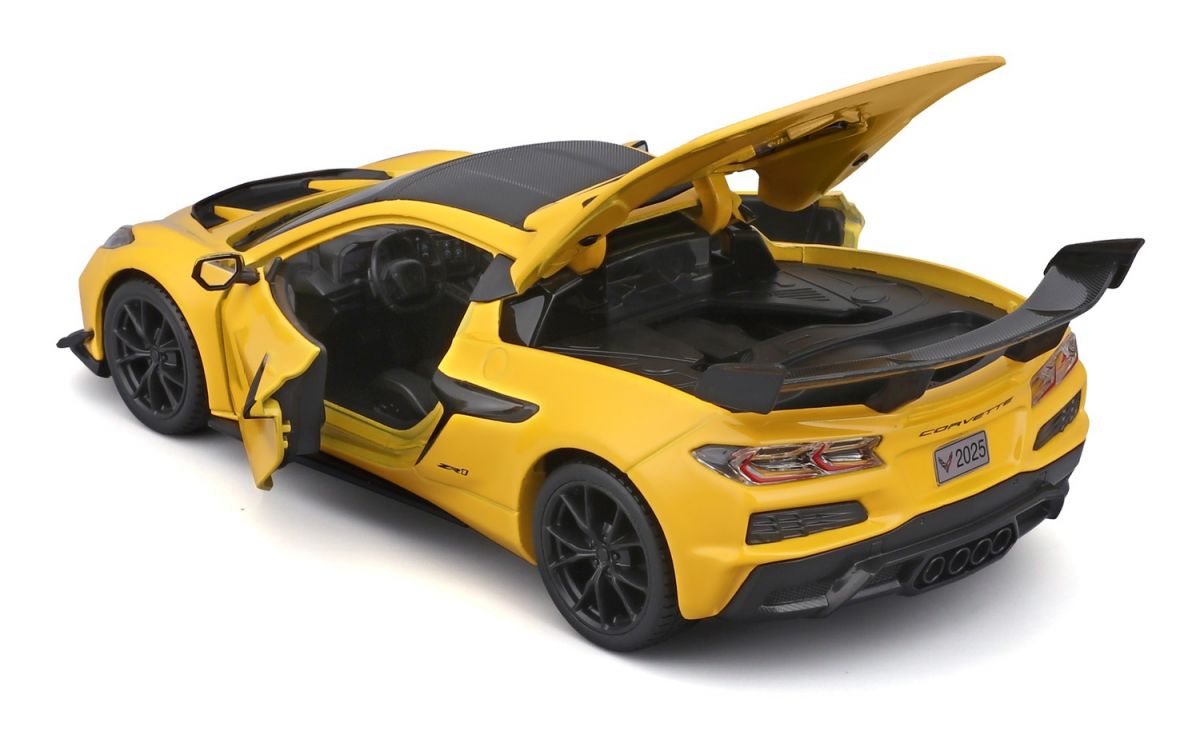 Машинка іграшкова 2025 Corvette ZR1 Coupe, масштаб 1:24 жовтий  фото 8