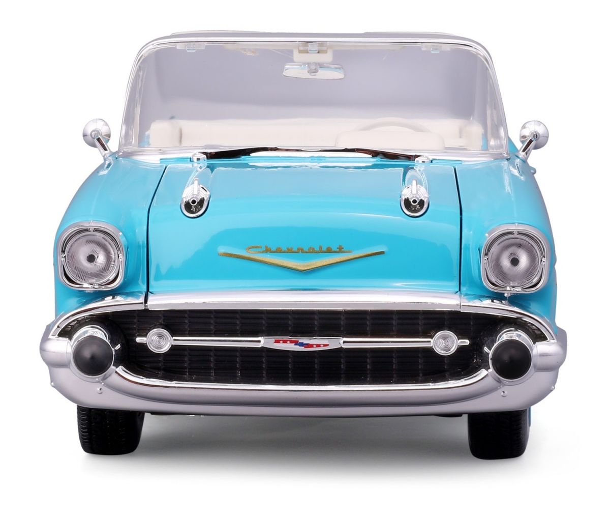 Машинка іграшкова 1957 Chevrolet Bel Air Convertible, масштаб 1:18  фото 8