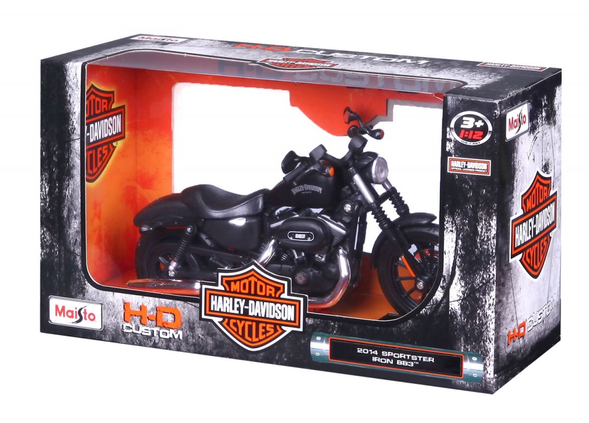 Мотоцикл іграшковий Harley-Davidson Motorcycles With Stand, масштаб 1:12, в асортименті  фото 8