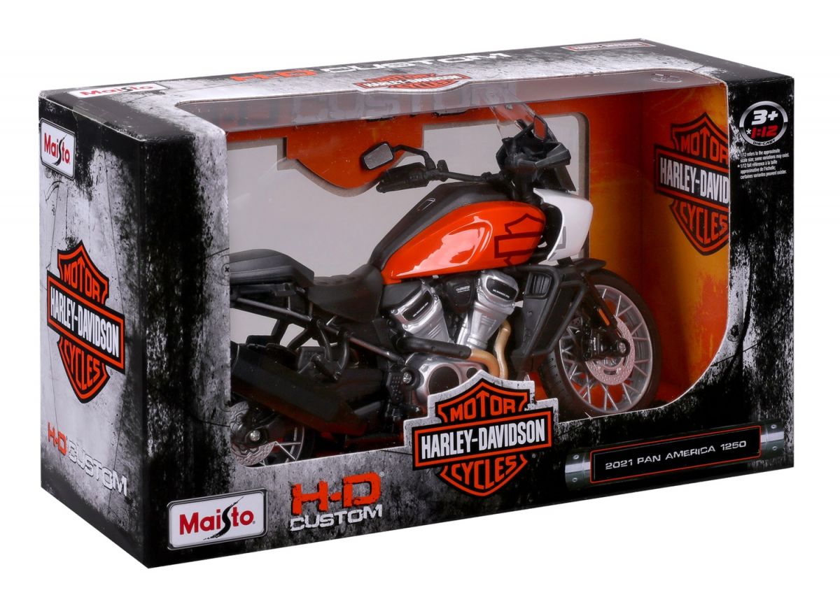 Мотоцикл іграшковий Harley-Davidson Motorcycles With Stand, масштаб 1:12, в асортименті  фото 8