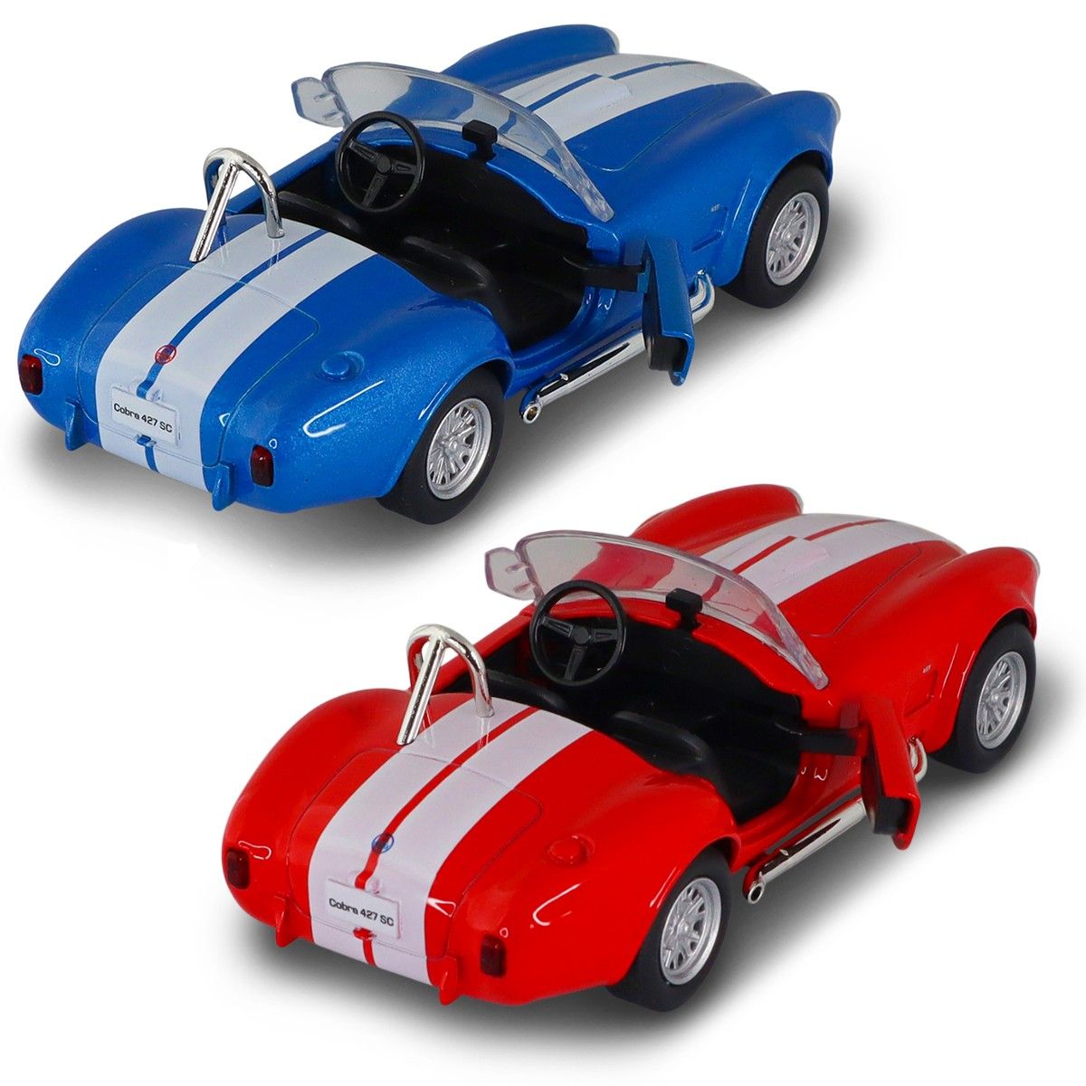 Автомодель – Shelby Cobra 427 SC 1965 (красный, синий)  фото 8