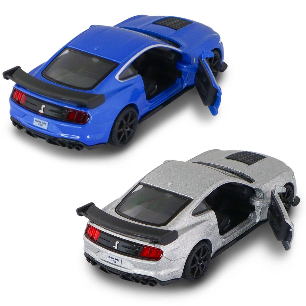 Автомодель – Ford Mustang Shelby GT500 2024 (серый, синий)  фото 8