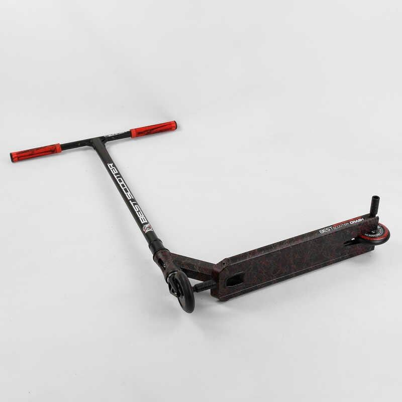 Самокат трюковий "Best Scooter. CRASH" (HIC-система, ПЕГИ, алюмінієвий диск і дека, колеса 110 мм PU, ширина керма - 57 см, в коробці) фото 9 Самокат трюковий "Best Scooter. CRASH" (HIC-система, ПЕГИ, алюмінієвий диск і дека, колеса 110 мм PU, ширина керма - 57 см, в коробці) фото 9