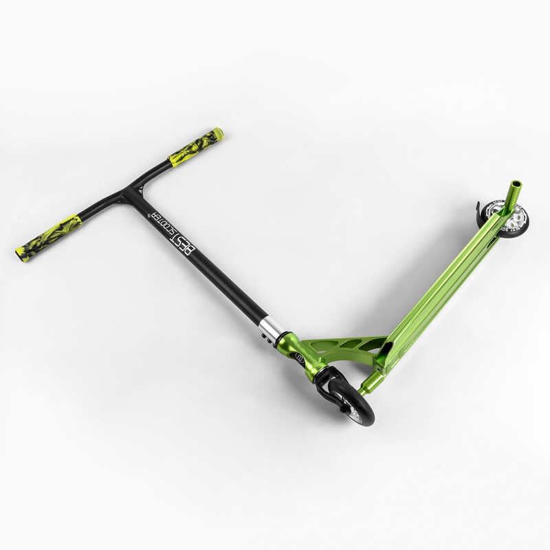 Самокат трюковий "Best Scooter" (HIC-система, ПЕГИ, алюмінієвий диск та дека, АНОДОВАНЕ ФАРБУВАННЯ, колеса PU, d = 110мм, ширина керма - 60 см) фото 9 Самокат трюковий "Best Scooter" (HIC-система, ПЕГИ, алюмінієвий диск та дека, АНОДОВАНЕ ФАРБУВАННЯ, колеса PU, d = 110мм, ширина керма - 60 см) фото 9