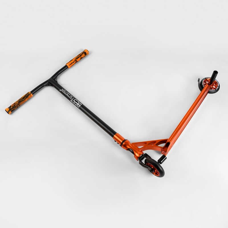 Самокат трюковий "Best Scooter" (HIC-система, ПЕГИ, алюмінієвий диск та дека, АНОДОВАНЕ ФАРБУВАННЯ, колеса PU, d = 110мм, ширина керма - 60 см) фото 9 Самокат трюковий "Best Scooter" (HIC-система, ПЕГИ, алюмінієвий диск та дека, АНОДОВАНЕ ФАРБУВАННЯ, колеса PU, d = 110мм, ширина керма - 60 см) фото 9