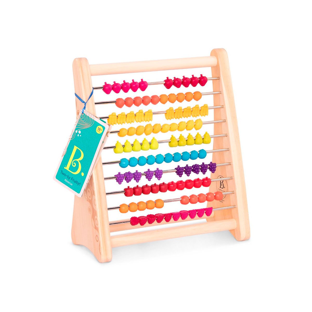 Розвиваюча дерев'яна іграшка-рахівниця - Тутті-Фрутті  фото 9 Розвиваюча дерев'яна іграшка-рахівниця - Тутті-Фрутті  фото 9