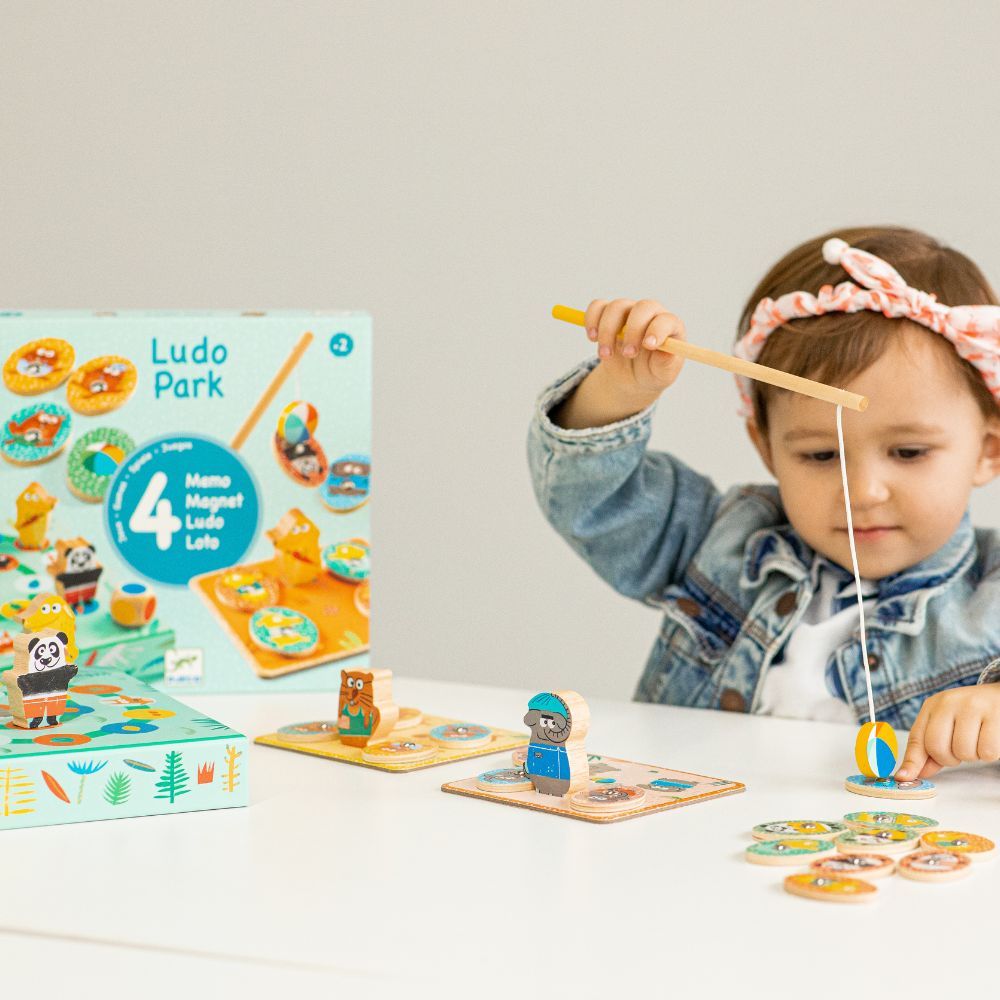 Набір ігор DJECO 4 в 1 "Лудопарк"  фото 9