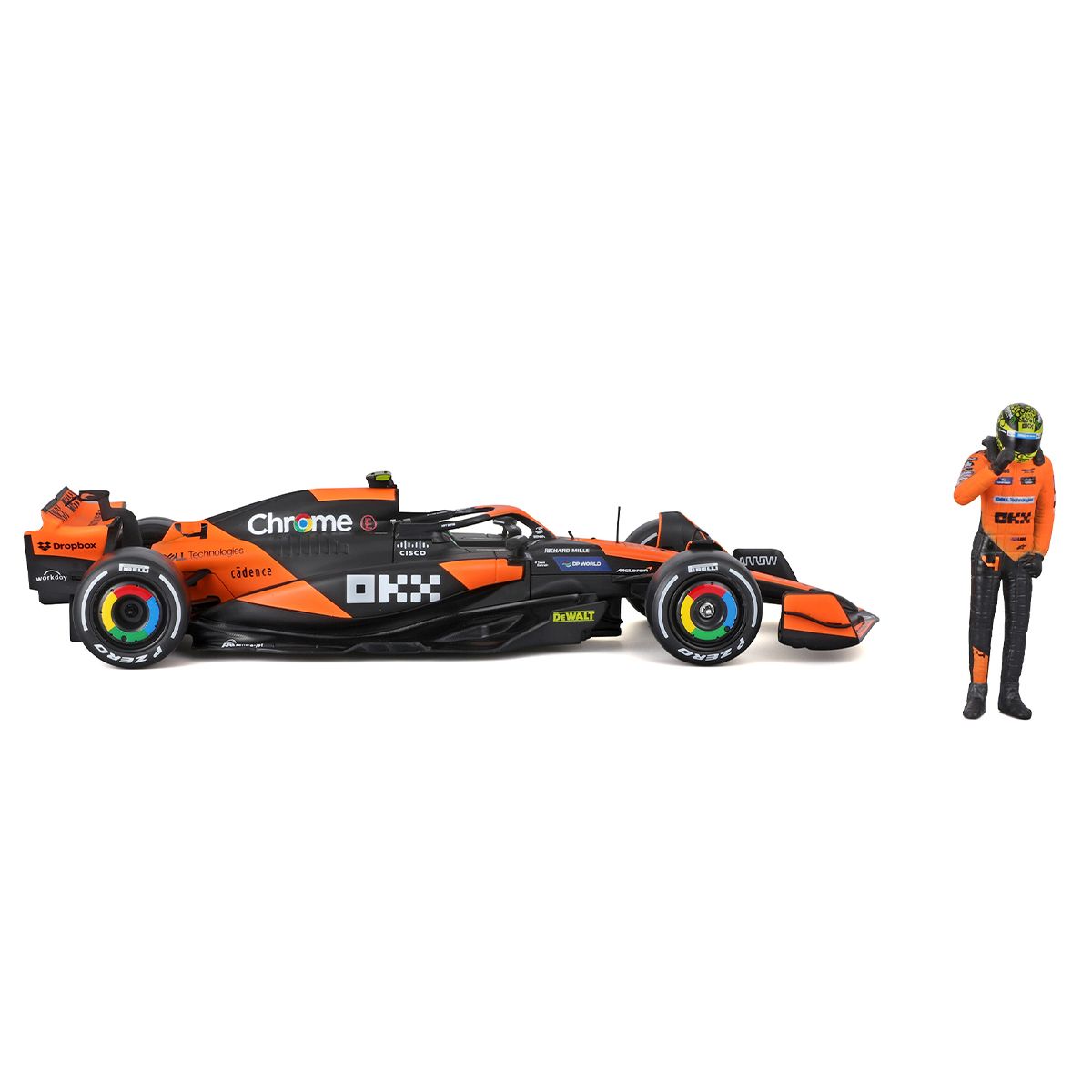 Автомодель з фігуркою - McLaren MCL38 (1:24)  фото 9