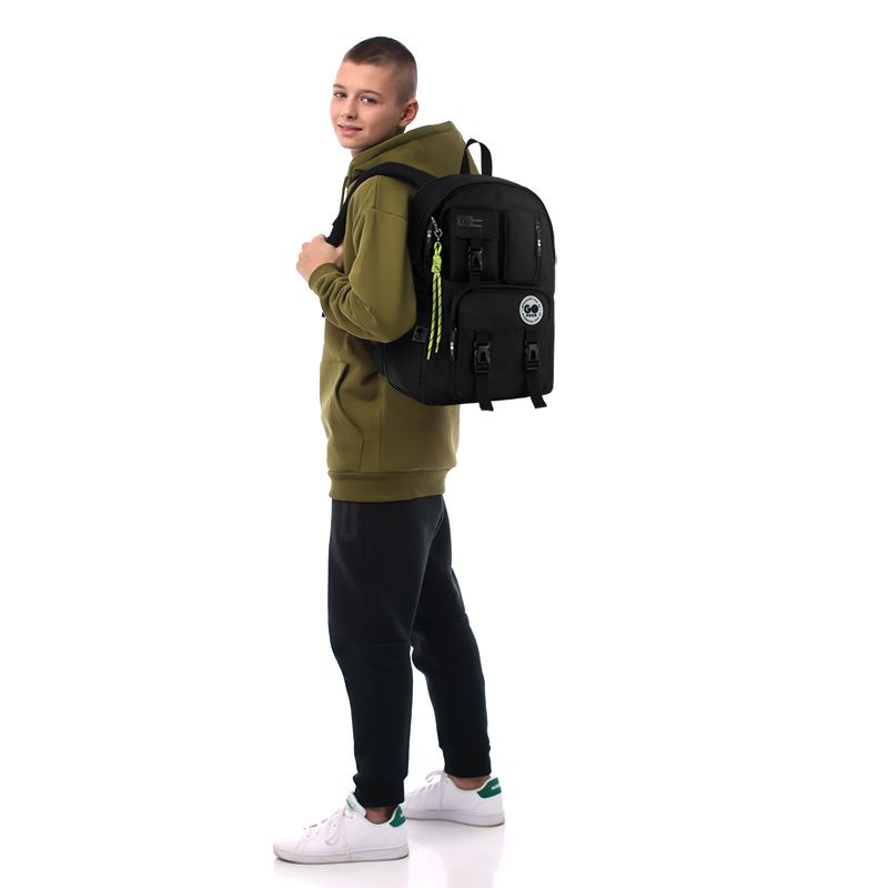 Рюкзак GoPack Education Teens 2500L чорний  фото 9