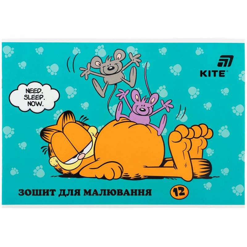 Зошит для малювання, 12 арк. , скоба, гібр.  лак + УФ лак,  GF  фото 9