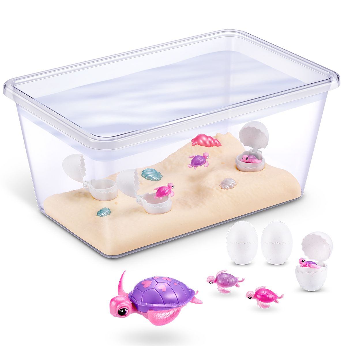 Интерактивный игровой набор Pets Alive – Мама черепаха с сюрпризом  фото 9