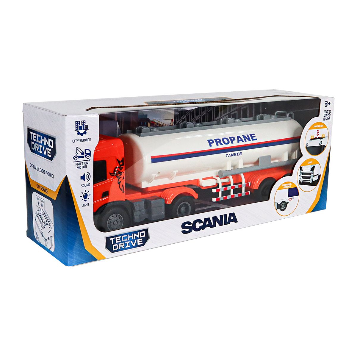 Автомодель серії Large Truck – Автоцистерна Scania (світло, звук)  фото 9