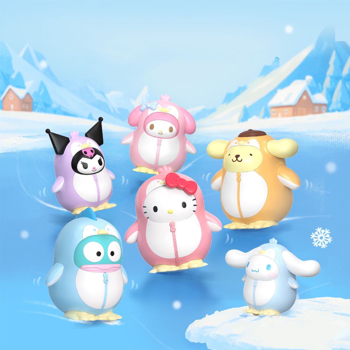 Механічна іграшка-сюрприз Pop Top Sanrio – Бал пінгвінів  фото 9