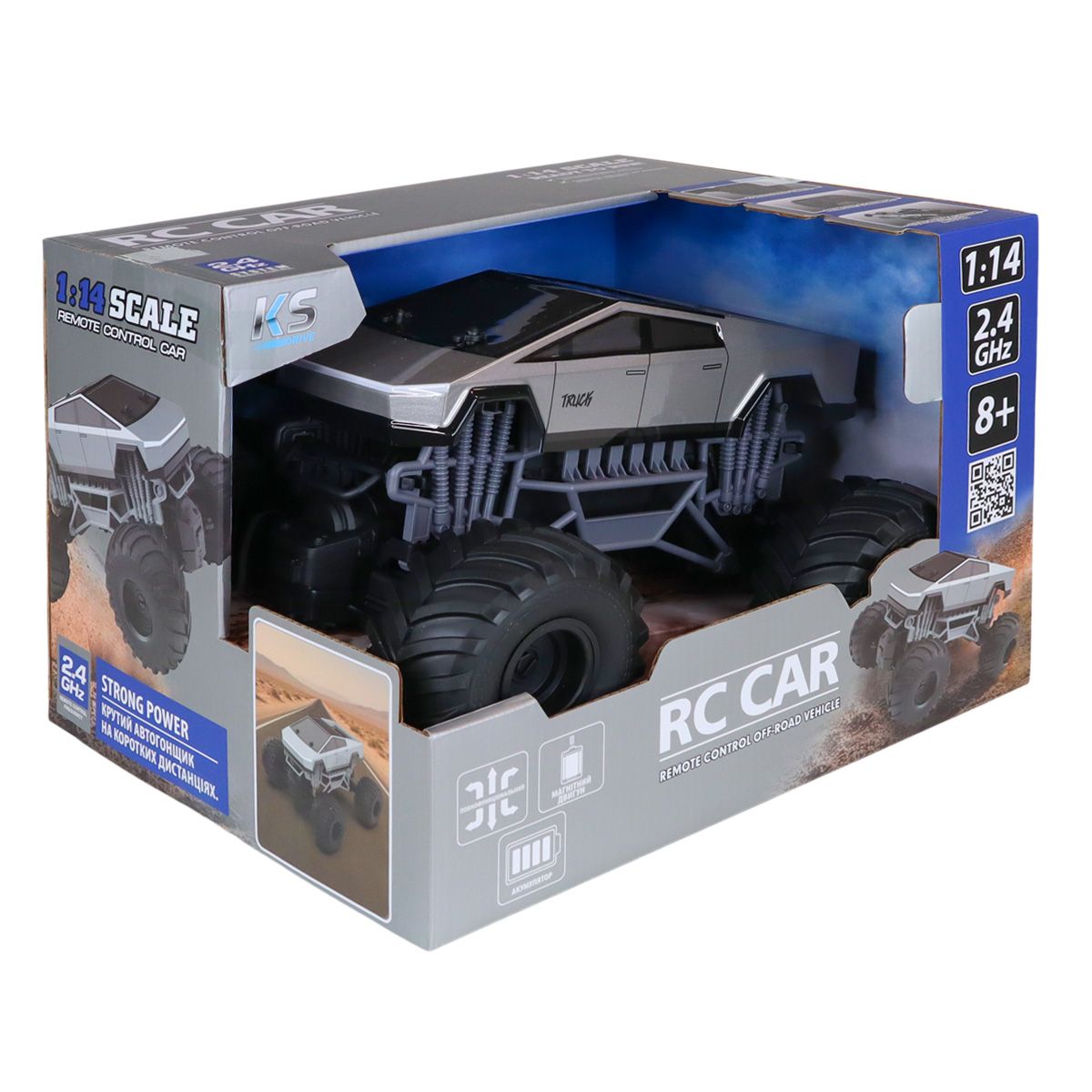 Автомобіль Bigfoot Off-road на р/к - Cyber Ride (2,4 ГГц)  фото 9