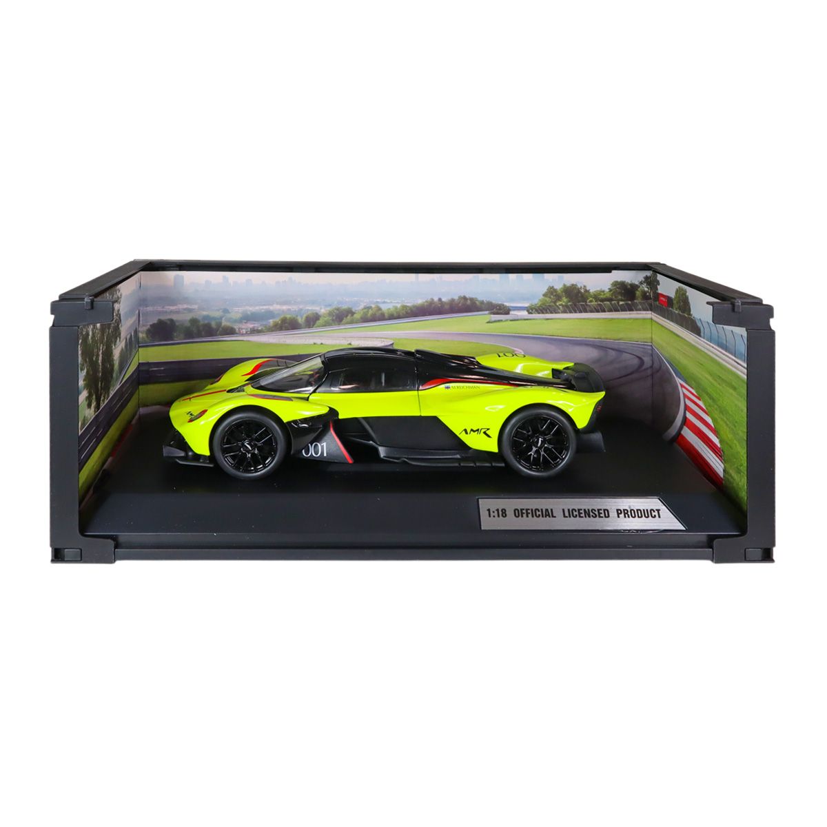 Автомодель - Aston Martin Valkyrie (жёлтый, 1:18)  фото 9