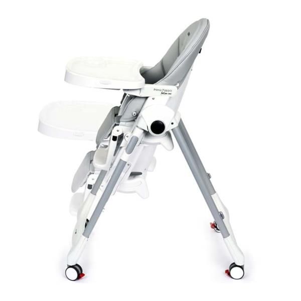Стульчик для кормления Peg-Perego Prima Pappa Follow Me, серый  фото 9