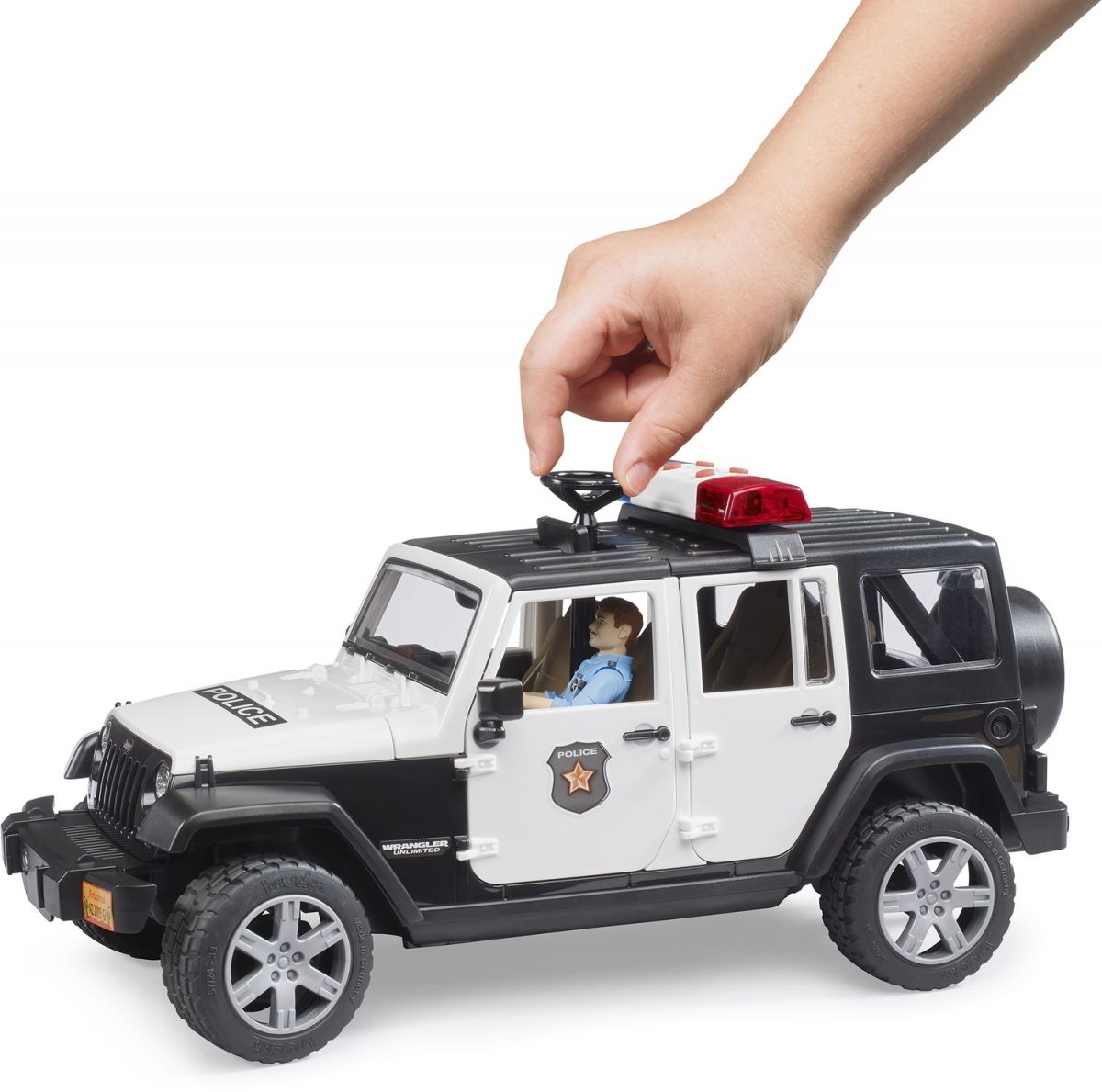 Набір іграшковий.  Поліцейське авто JEEP Wrangler Unlimited Rubicon та фігурка поліцейського  фото 9