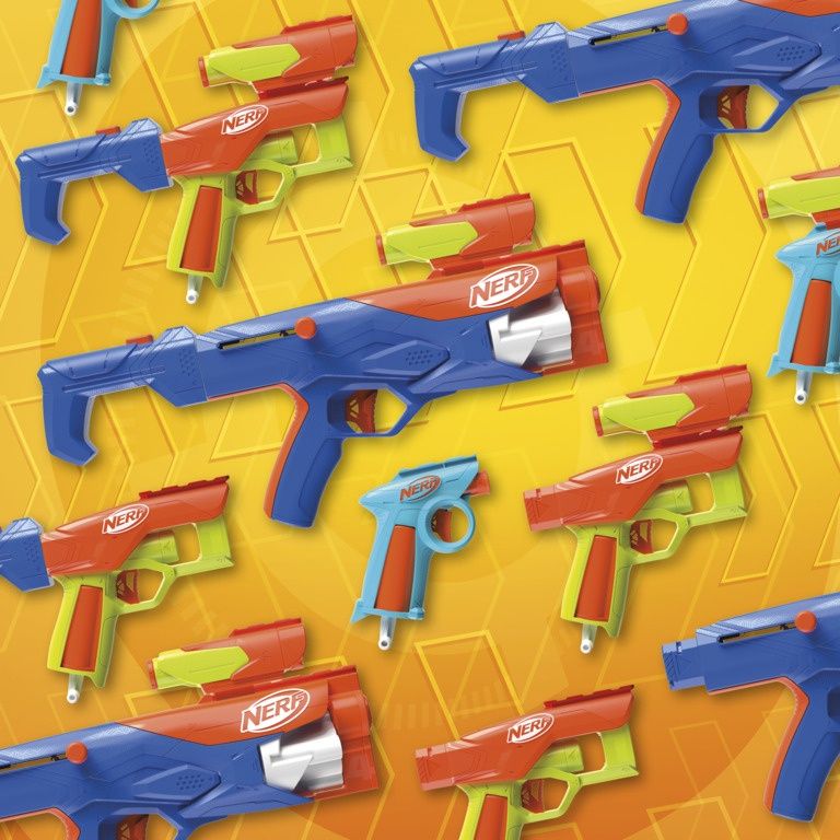 Набір з 3-х іграшкових бластерів та 18 стріл, серії Nerf N Series  фото 9